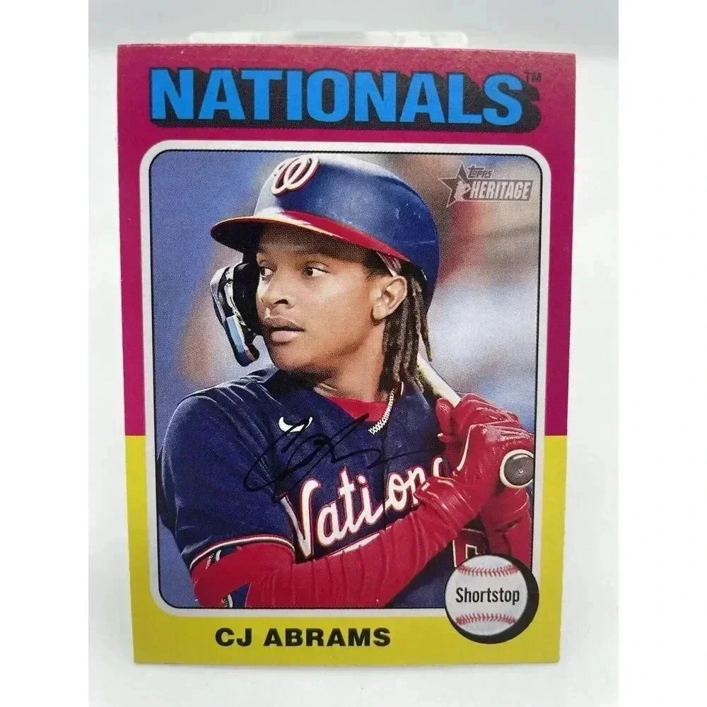CJ Abrams #446 Washington Nationals 2024 Topps‎ Heritage Mint